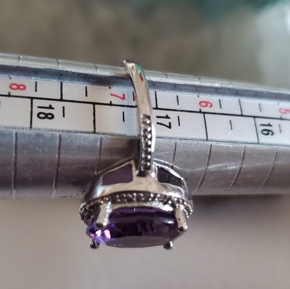 Genuine Amethyst ring - Picture 8 of 10
